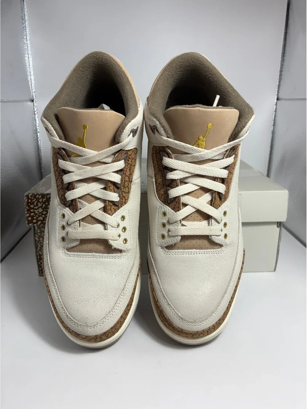Size 10 - Nike Air Jordan 3 Retro Palomino Light Brown
